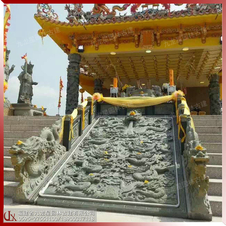 石雕臺(tái)階浮雕圖片