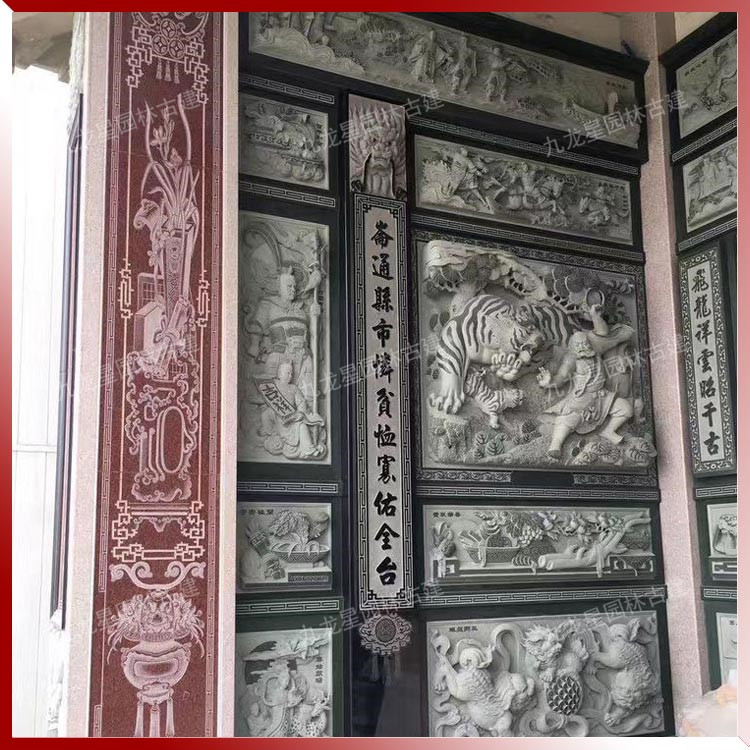 寺廟浮雕石雕壁畫