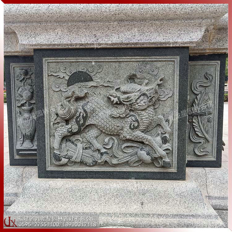 中式石材浮雕壁畫(huà)圖片